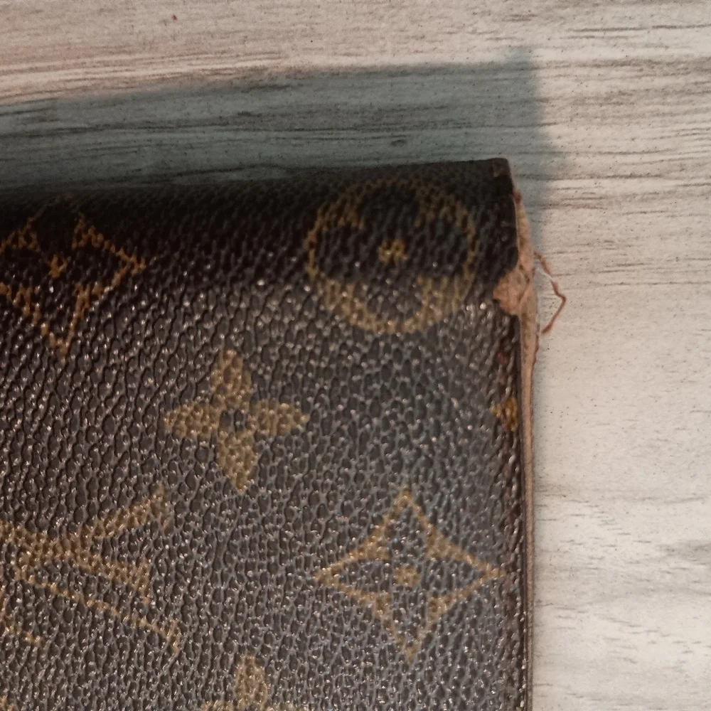 LOUIS VUITTON PORTE FOUIL BROZA MONOGRAM CANVAS Brown PVC WOMEN'S Used
